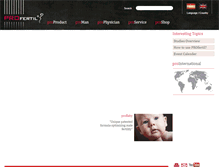 Tablet Screenshot of profertil.eu