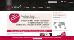 Desktop Screenshot of profertil.at